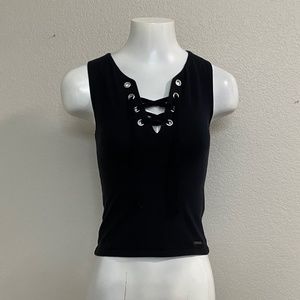 Abercrombie & Fitch Lace Up Crop